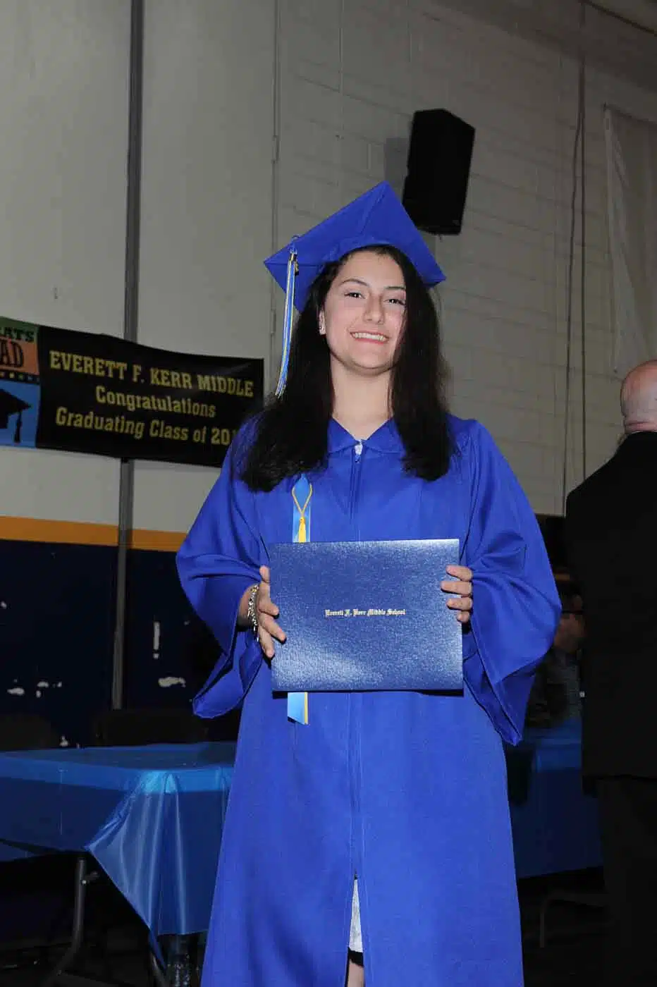 Girl with diploma