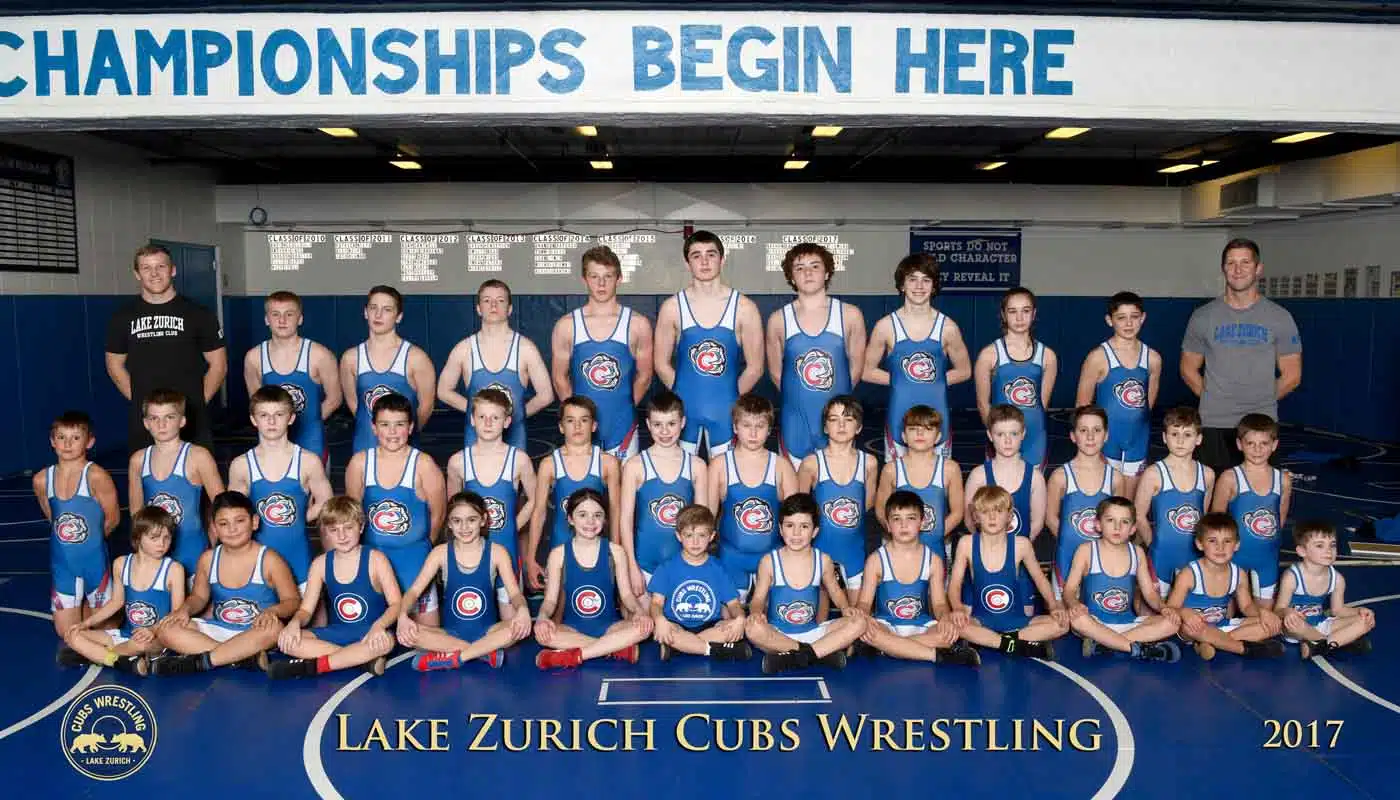 Lake Zurich Cubs Wrestling group photo