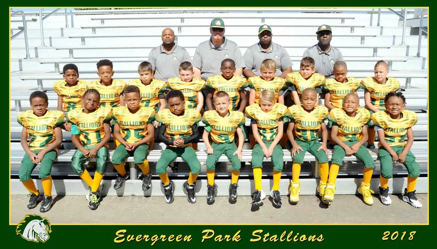 Evergreen Park football group photo