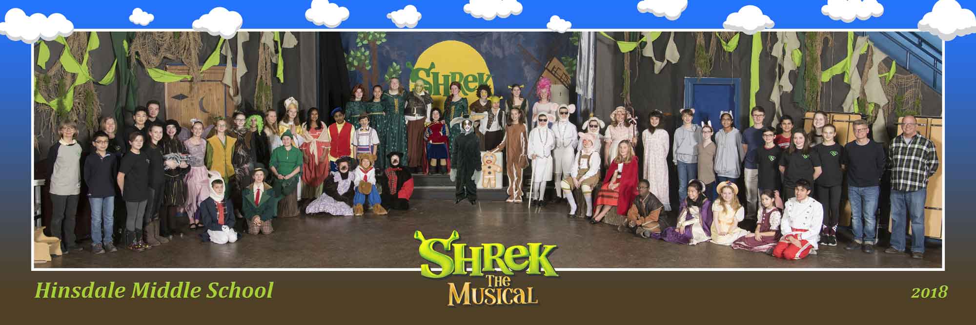 Hinsdale Shrek Theater Group Photo by Tom Killoran
