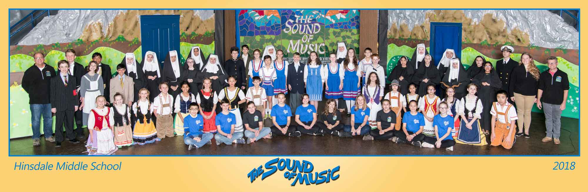 Hinsdale Sound of Music Theater Group Photo by Tom Killoran