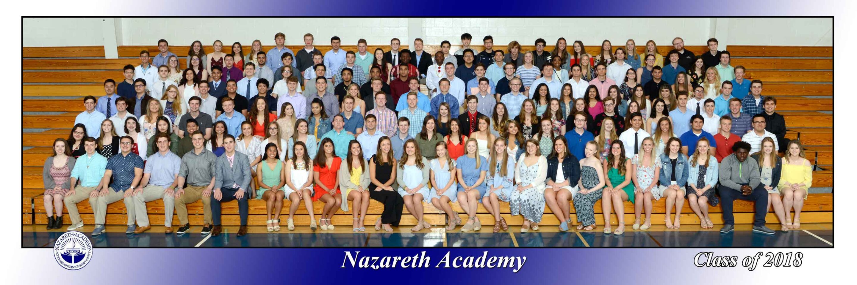 Nazareth Academy Panoramic Group Photo by Tom Killoran