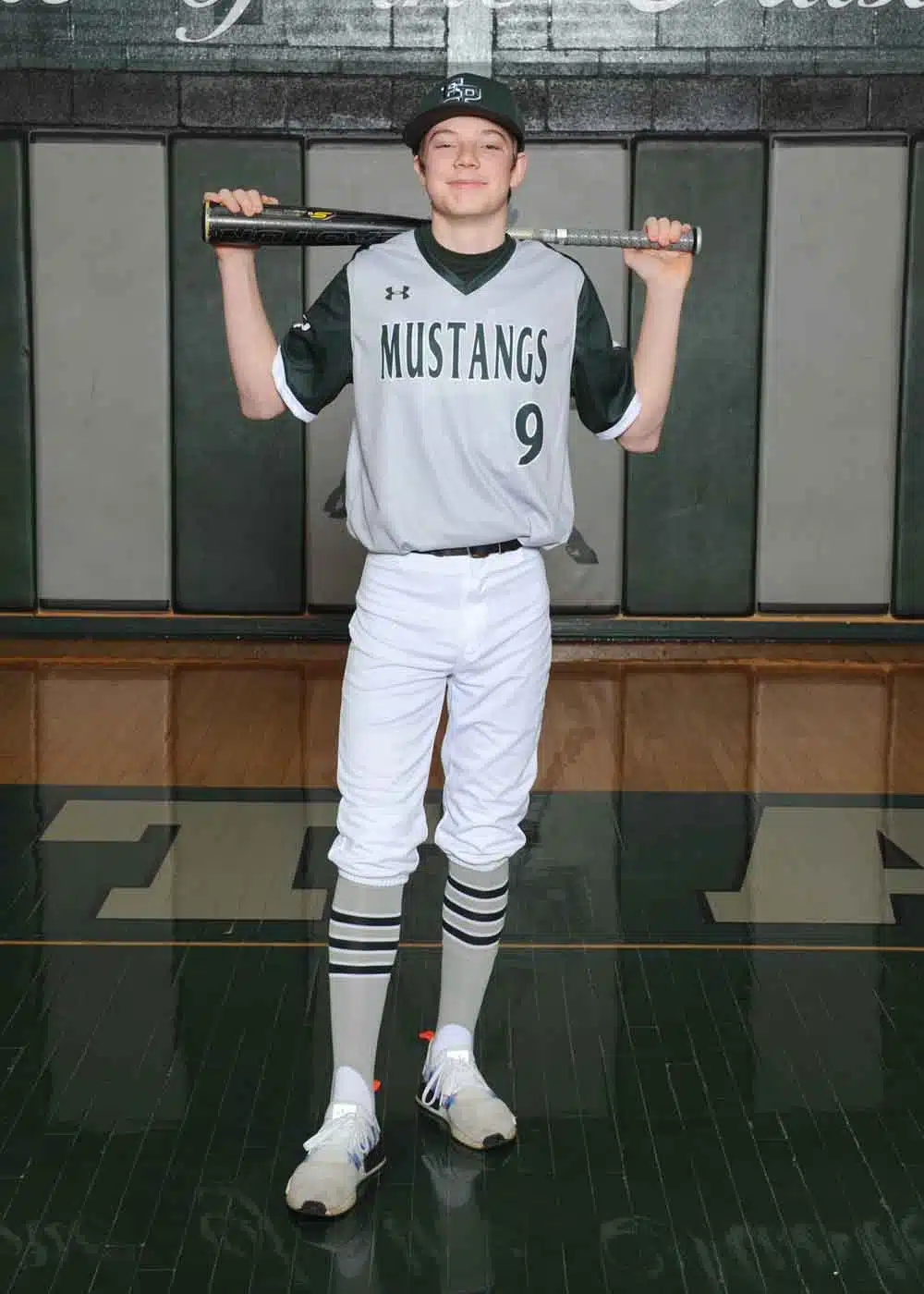 Mustangs Baseball player sport by Tom Killoran Photography