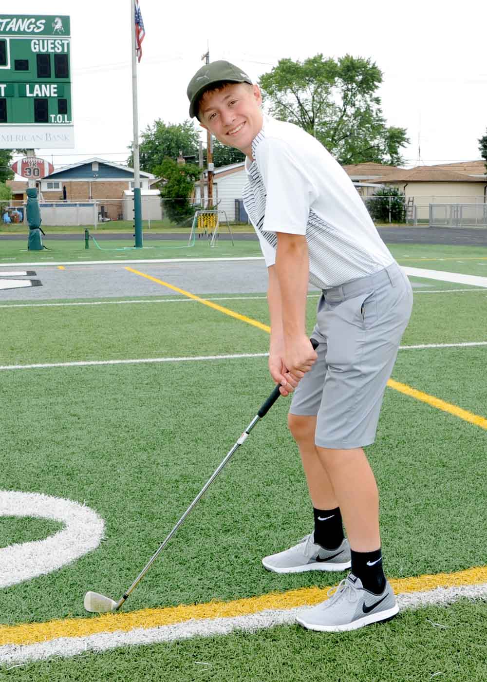 Mustangs Golf player sport by Tom Killoran Photography