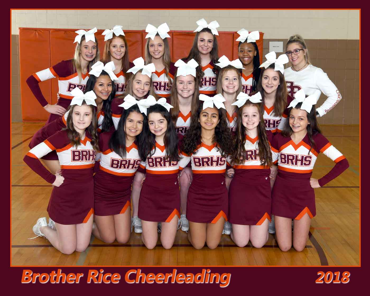 Brother Rice Cheer team sport by Tom Killoran Photography