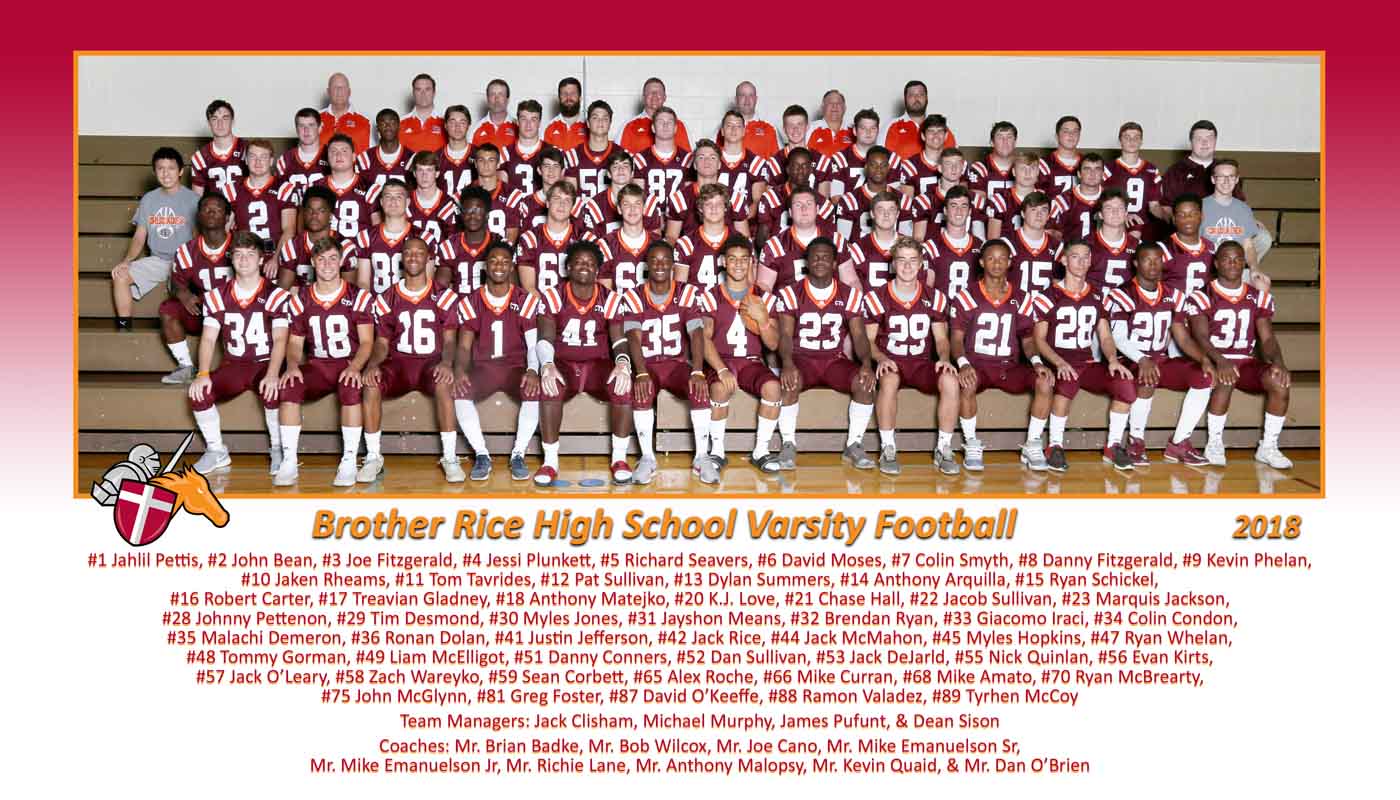 Brother Rice Football team sport by Tom Killoran Photography